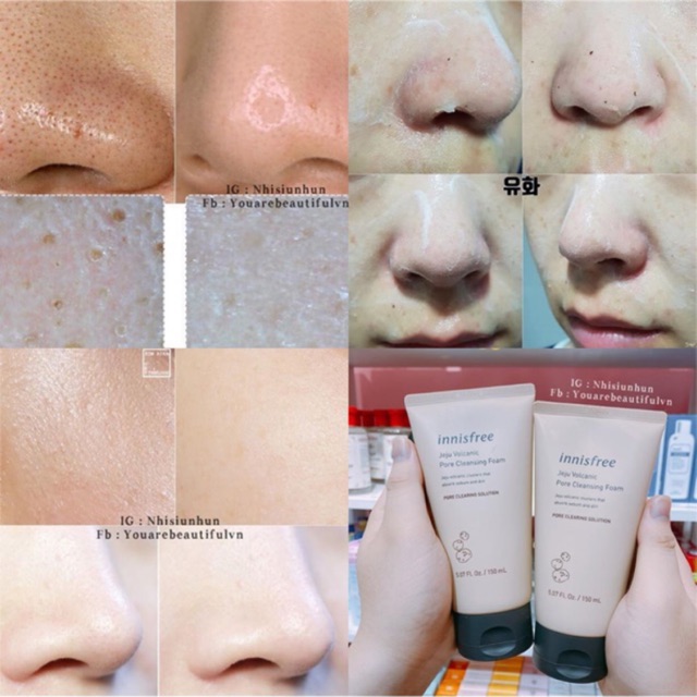 Sữa Rửa Mặt Innisfree Jeju Volcanic Pore Cleansing Foam