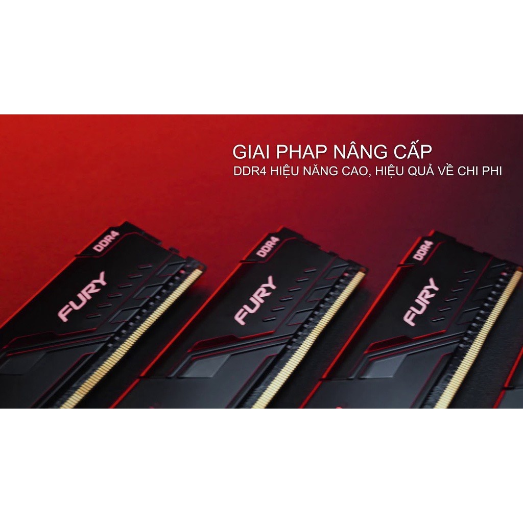 Ram Kingston HyperX Fury 16GB DDR4 3200MHz Chính Hãng - Mới Bảo hành 36 tháng