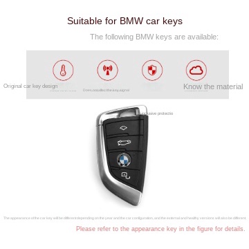 Phù Hợp Bao Da Đựng Chìa Khóa Xe Hơi BMW X1 X5 X6 X7 3 series 5 series 7 Ốp