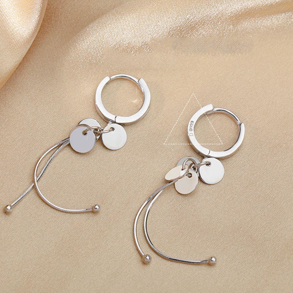 Bông Tai Dáng Dài Nhiều Lớp Phối Tua Rua Xinh Xắn Thời Trang Cho Nữ