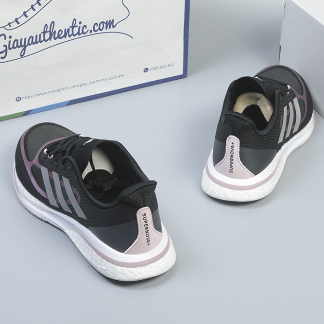 Giày Nữ Adidas Supernova + FX6698 Màu Đen-Tím