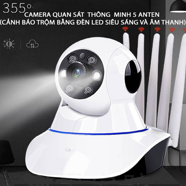 CAMERA WIFI YOOSEE WIFI 5 RÂU SIÊU NÉT 1.0 FULLHD 720P [BẢO HÀNH -HÀNG CHÍNH HÃNG ]