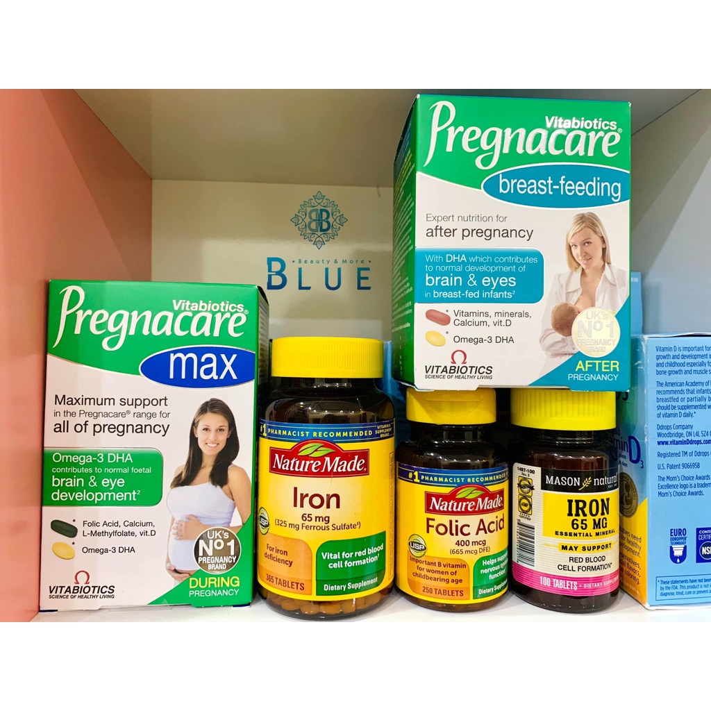 Vitamin tổng hợp Nature Made Prenatal Multi DHA 150 viên