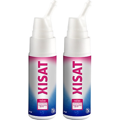 Xisat - Xịt mũi nước biển sâu XISAT Trẻ em phòng ngừa sổ mũi, ngạt mũi và viêm xoang 75ml