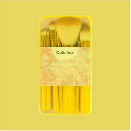 Bộ 7 cọ trang điểm Colorina Ireneda lông mềm thời trang