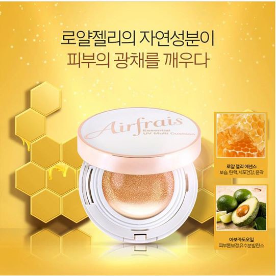 Phấn nước Airfrais Essential Cushion Tông tự nhiên 23