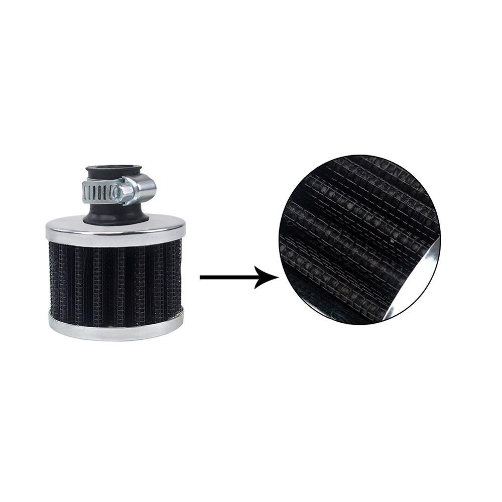 Bộ Lọc Khí Mini 12mm Kèm Vỏ Bọc Đầu Nấm Chuyên Dụng Cho Xe Hơi / Xe Máy