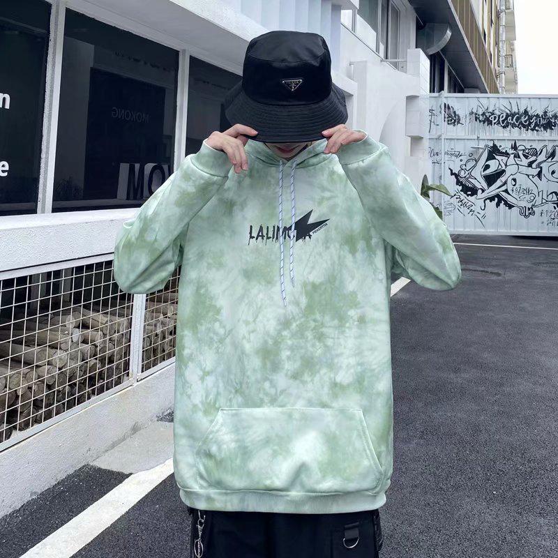 Áo Hoodie Tay Dài Phong Cách Hip Hop Đường Phố Cá Tính Trẻ Trung Cho Nam M-5Xl