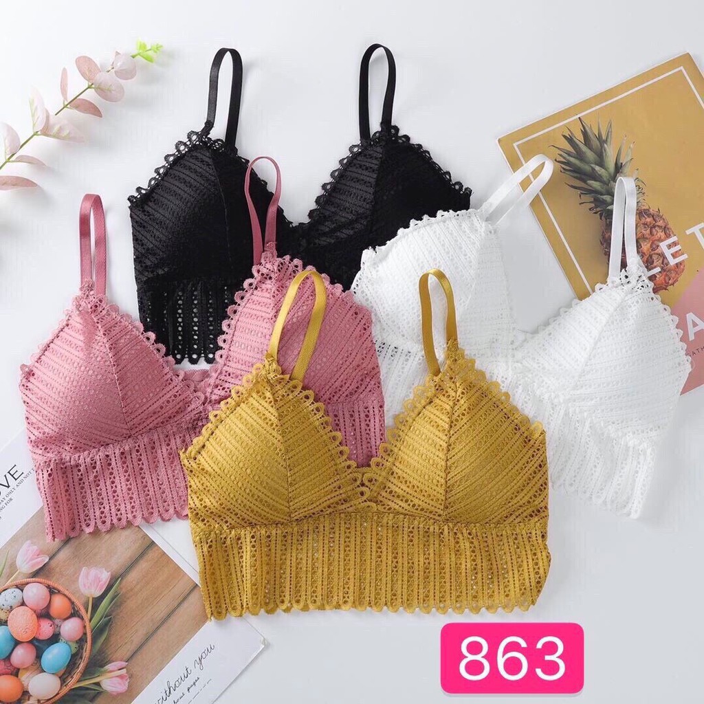 Áo Lót Bra Ren Sexy - Áo Lót Bra Ren Mềm Gợi Cảm 863 | BigBuy360 - bigbuy360.vn