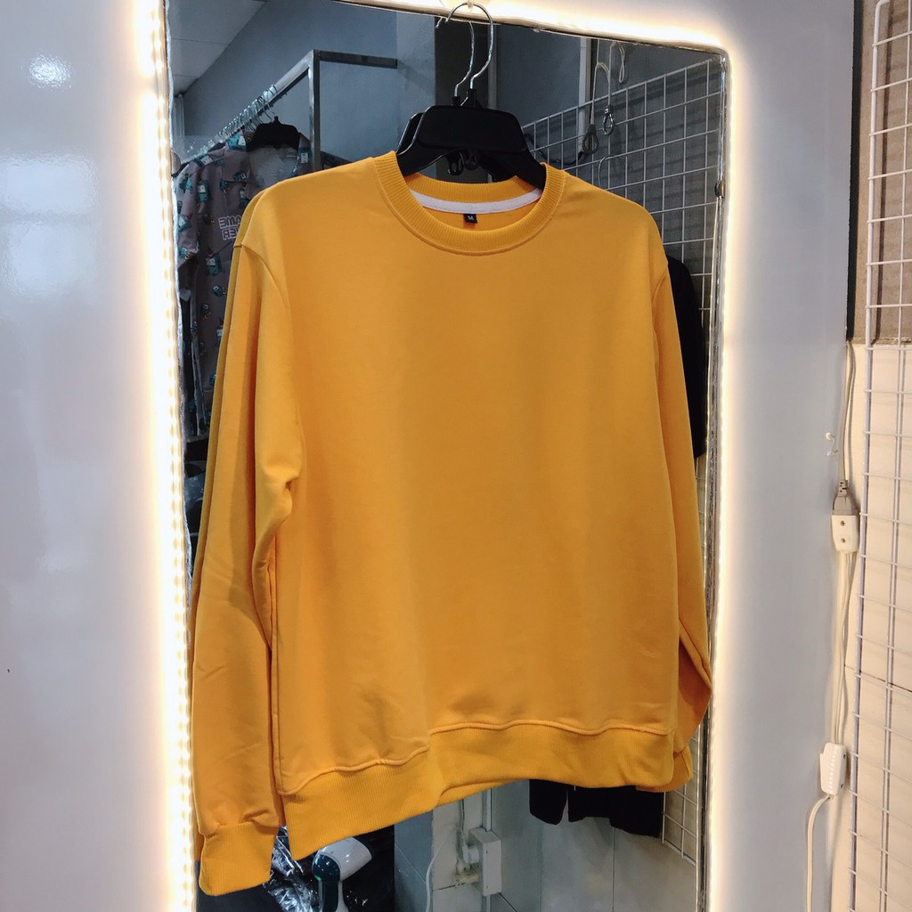 Áo Sweater nỉ ❤️/Áo nỉ trơn chất cao cấp Ulzzang form unisex dài tay nam nữ - AST | BigBuy360 - bigbuy360.vn