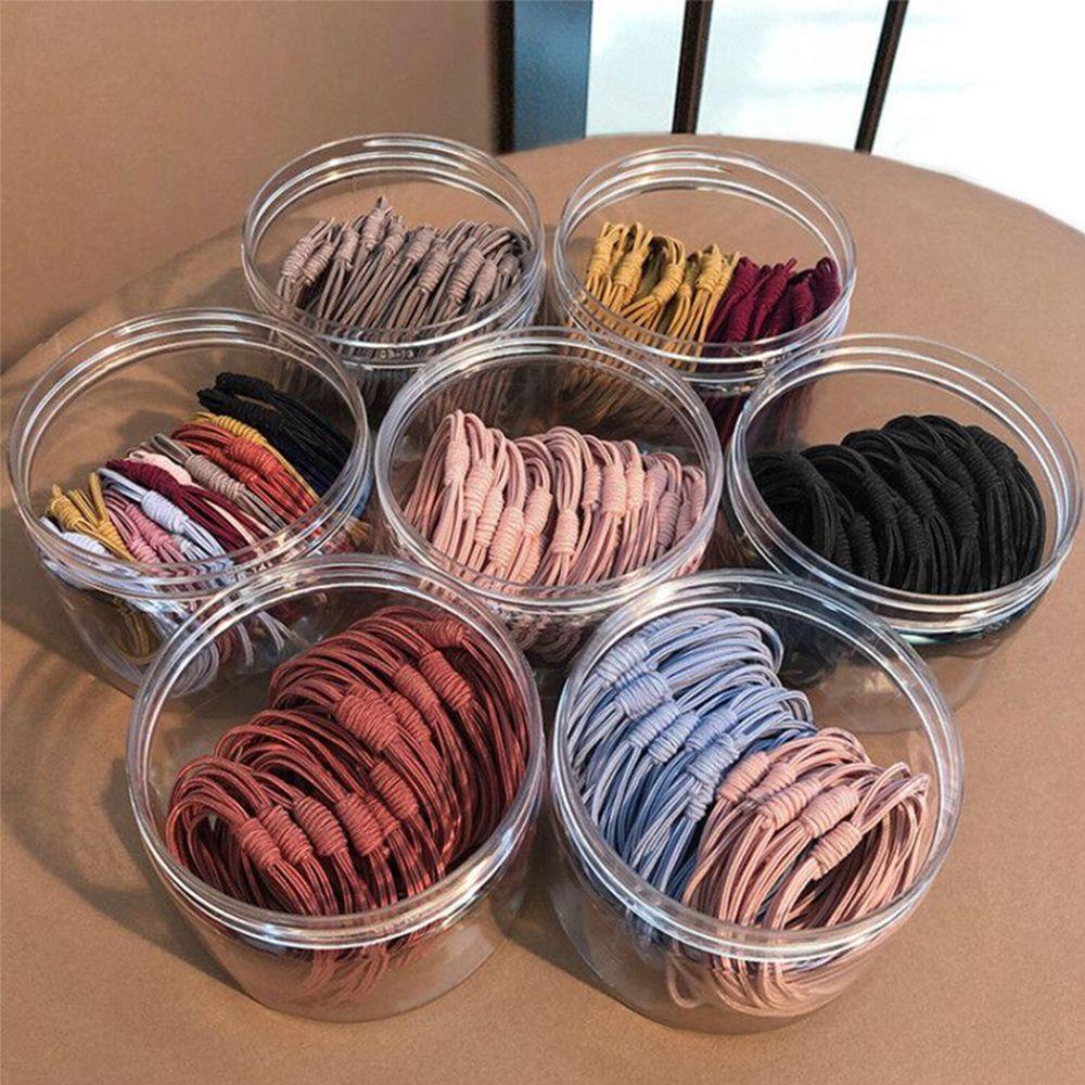 Dây Cột Tóc Đuôi Ngựa Phong Cách Hàn Quốc Dễ Thương Cho Nữ