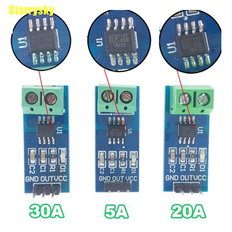 Mô Đun Cảm Biến Dòng Điện Acs712 5a 20a 30a Cho Arduino