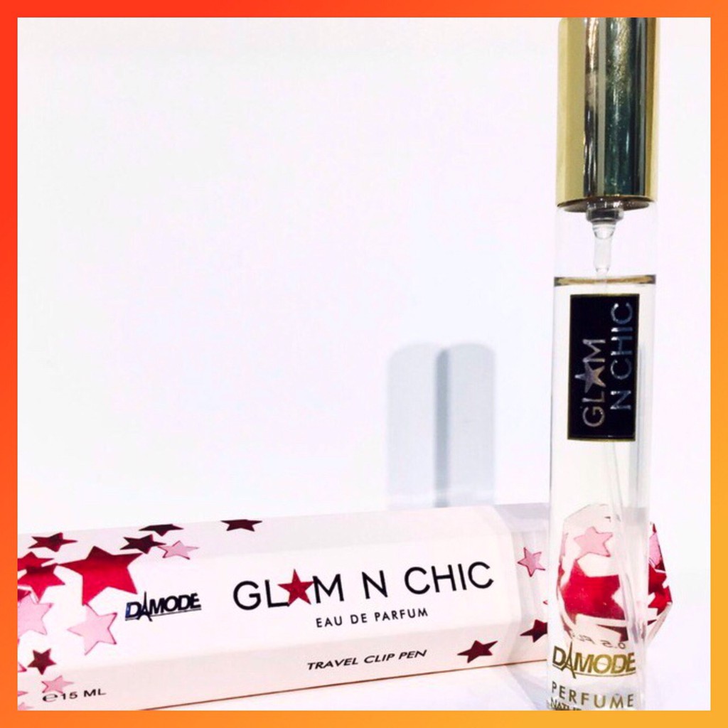 DAMODE GLAM N CHIC 15ML NƯỚC HOA NỮ TẠO ĐƯỢC SỨC HÚT ĐẶC BIỆT