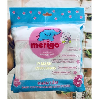 Khăn Tắm cho bé Merigo ( Bông Bạch Tuyết )