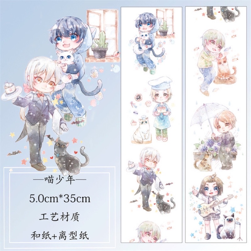 Băng dán washi tape nhân vật phần 2