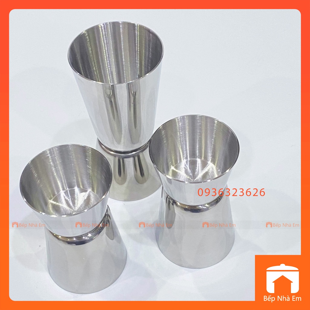 Ly Đong Pha Chế Inox 3 Size (Jigger) - Hàng Cao Cấp