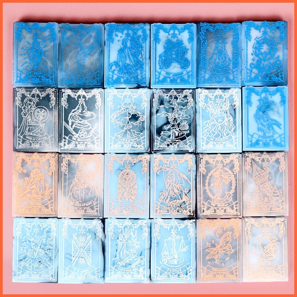 Khuôn Silicon Làm Thẻ Bài Tarot Hình Arcana