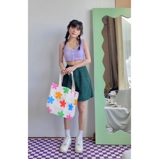 Quần short ngố xanh lá