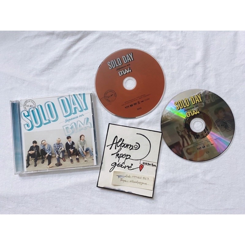 B1A4 Album Nhật Solo Day đã khui seal, only CD Dvd và Mini booklet.