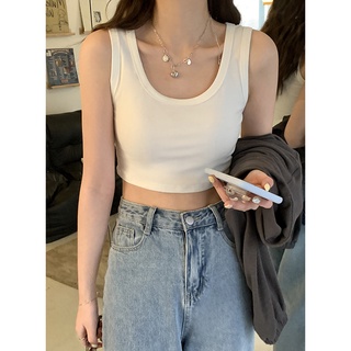 Áo thun ba lỗ dáng croptop Harim Tank Top