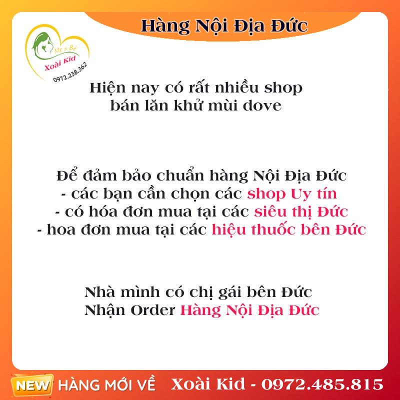 Lăn khử mùi Dove không có ố vàng trên áo,cho vùng nách khô ráo