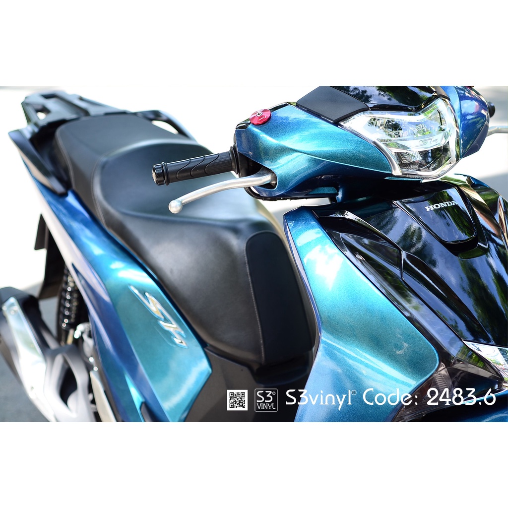 Decal-xe-máy-xanh-cổ-vịt