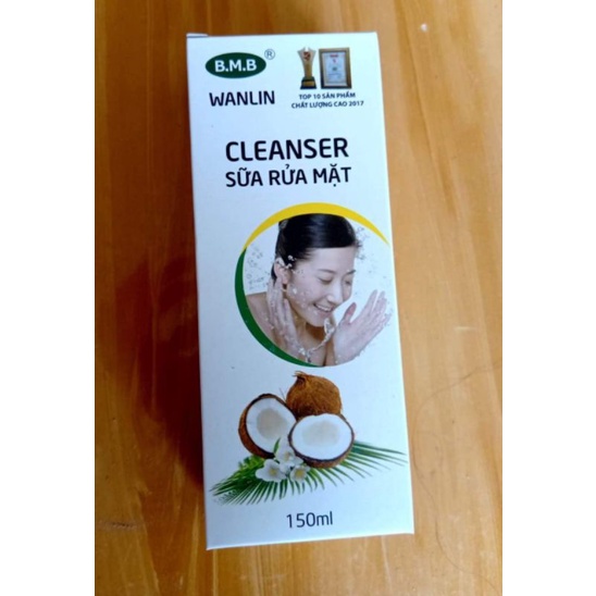 Sữa rửa mặt tinh dầu dừa