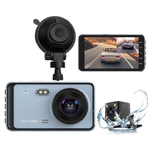 Camera Hành Trình Xe Hơi Màn Hình Cảm Ứng Full 4 Inch - Camera Hành Trình X11S Tích Hợp Cam Lùi Quay Video HD