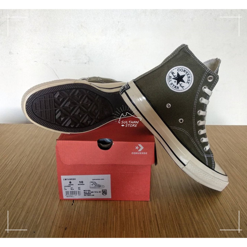 Giày Thể Thao Converse All Star Chuck Taylor 70 's Màu Xanh Lá / Xanh Lá Thời Trang Cao Cấp Cho Nam Nữ