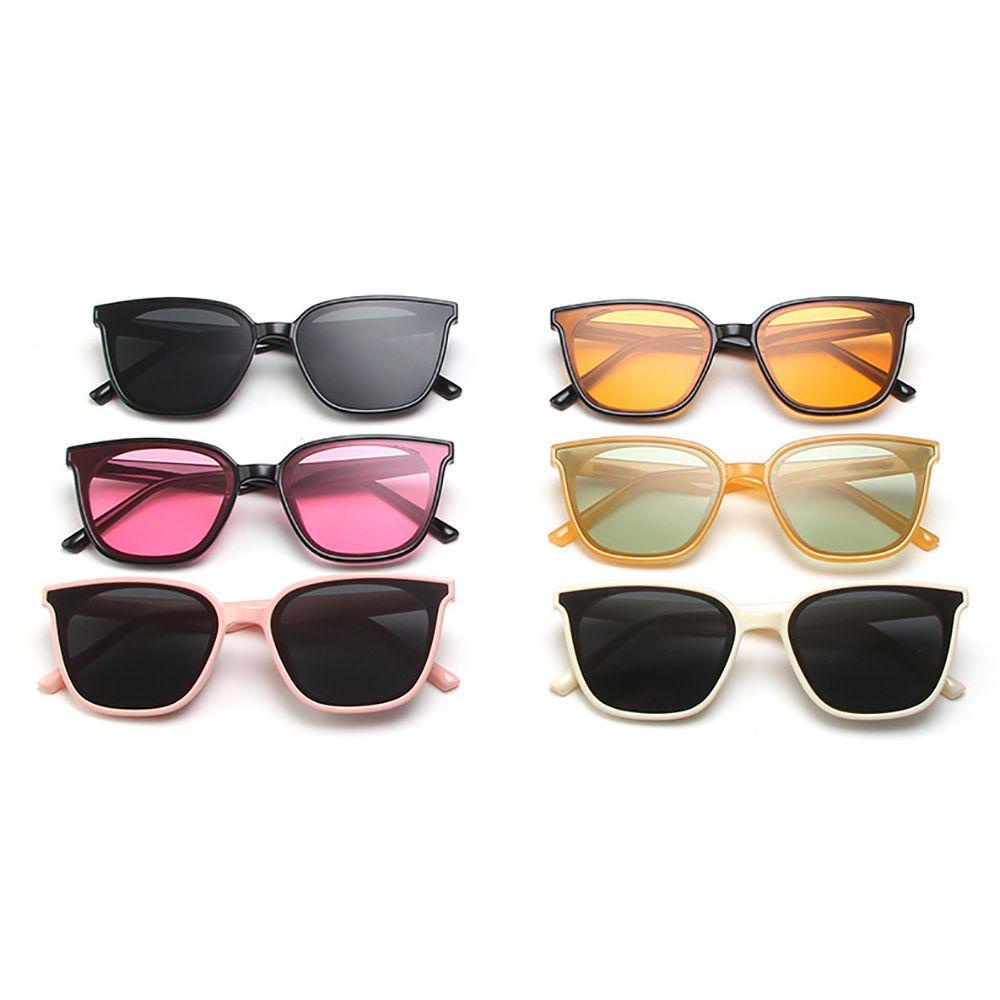 Kính Mát Gọng Vuông Chống Bức Xạ Chống Bức Xạ Phong Cách Hàn Quốc Cho Nữ