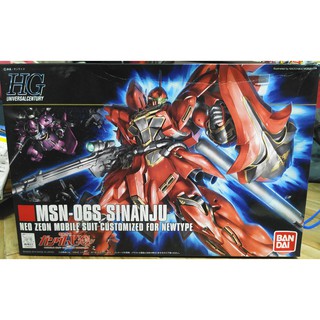 [Bandai] Mô hình lắp ráp 1/144 MSN-06S Sinanju (HGUC) (Gundam Model Kits)