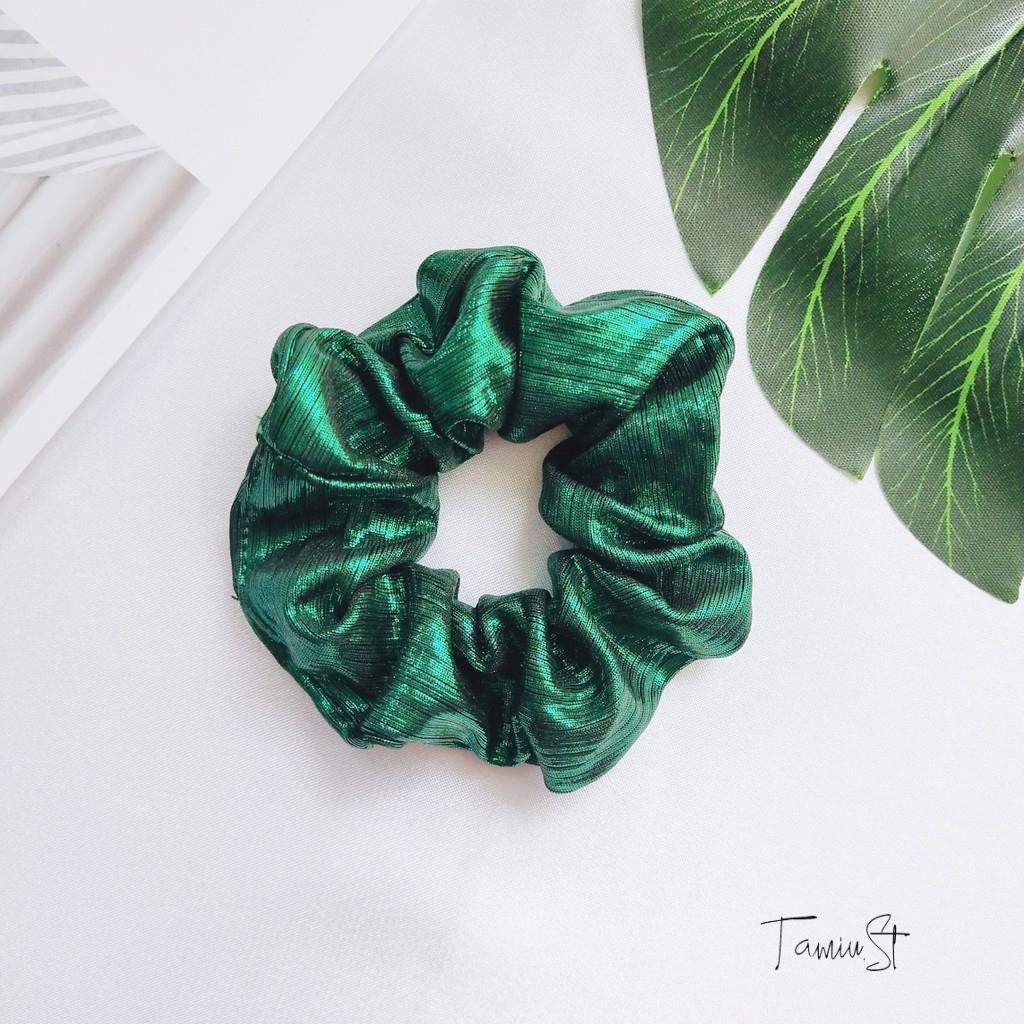 Scrunchies - Cột tóc scrunchie vải lụa satin