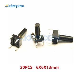 Set 20 công tắc nhấn 4 chấu 6x6x13 chuyên dụng