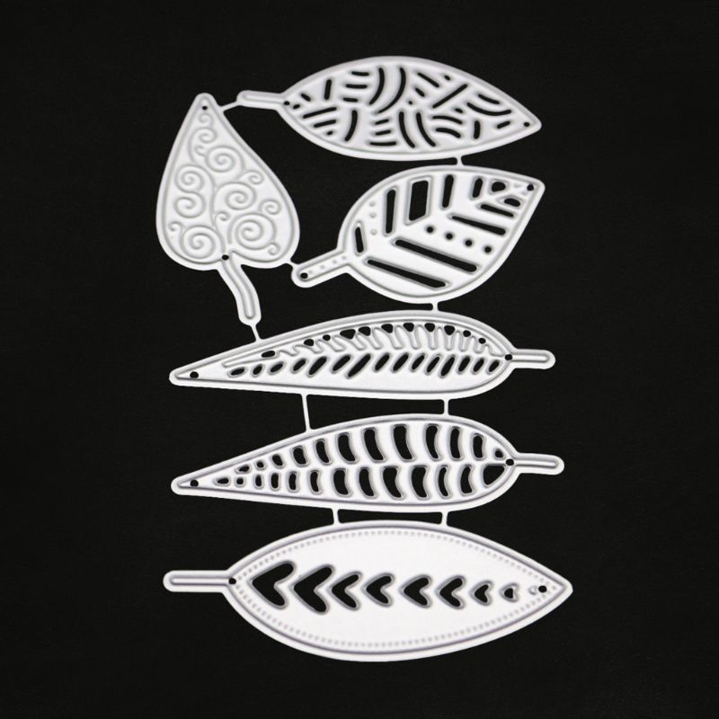 Khuôn Cắt Giấy Kim Loại Hình Lá Cây