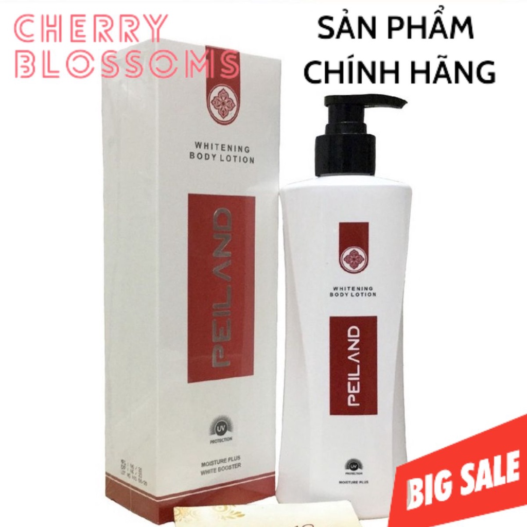 Sữa dưỡng thể Peiland trắng da 350ml #CHERRY