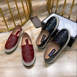 Giày mọi slipon đế kép viền cói fullbox