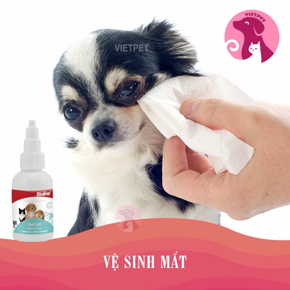 COMBO - Nước vệ sinh mắt chó mèo Bioline (Dành cho mọi lứa tuổi) - Siêu rẻ siêu tốt