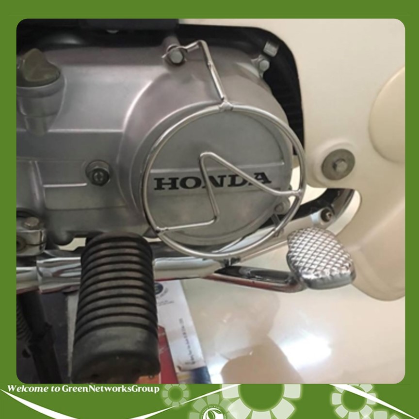 Bảo vệ lốc xe máy inbox Dream bên phải Greennetworks