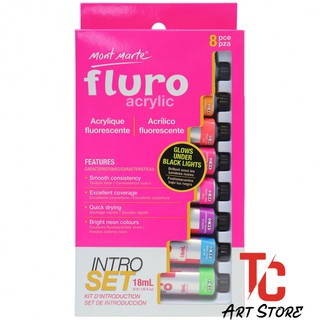 Màu Acrylic Mont Marte Fluro 18ml
