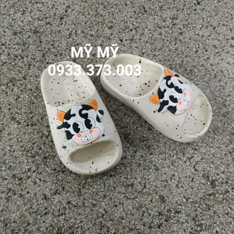 Bán sỉ - DÉP BÁNH MÌ SZ NỮ HÌNH BÒ SỮA MÈ.
