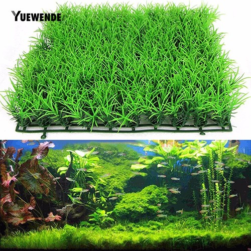 Thảm cỏ nhân tạo dùng cho trang trí bể cá
