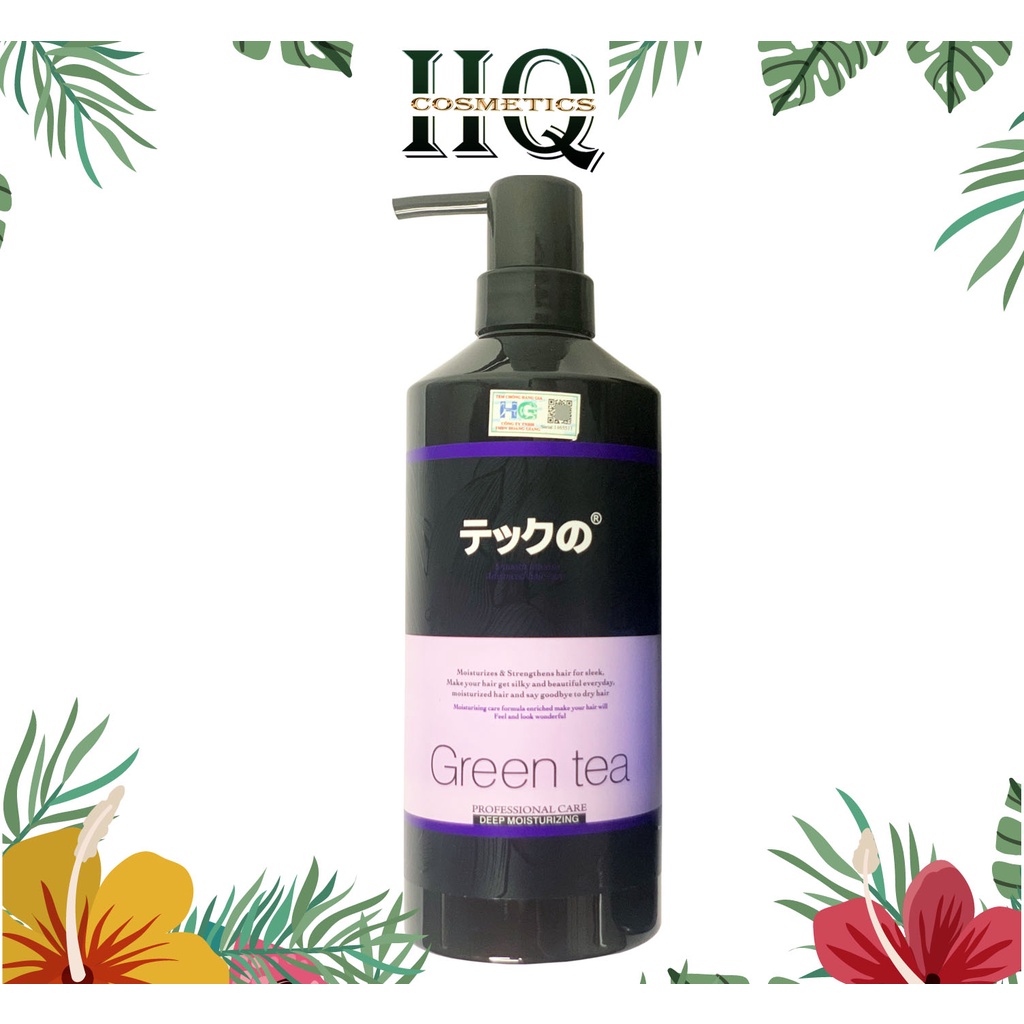 Gội Xả Dưỡng Sâu Phục Hồi Siêu Mượt Meiki Trà Xanh Green Tear 780ml