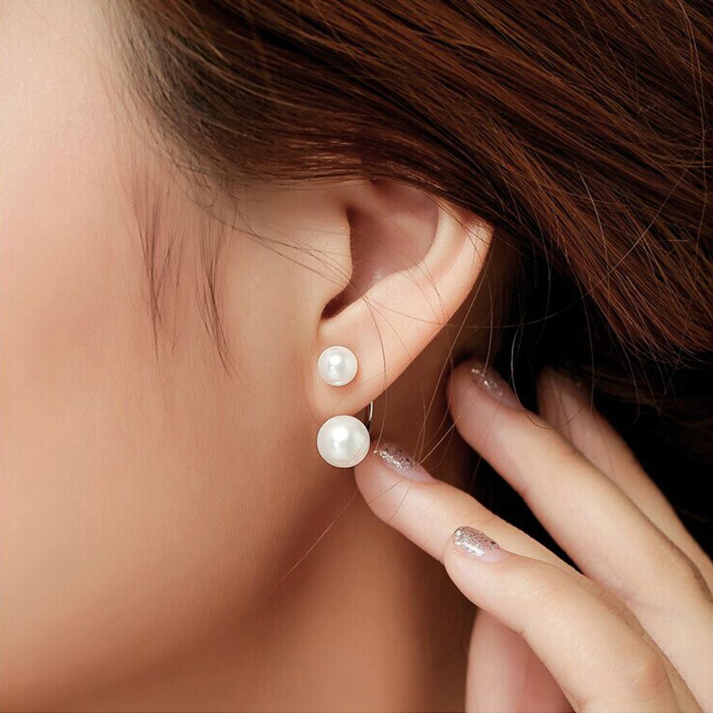 Đôi Khuyên Tai Đính Ngọc Trai Xinh Xắn