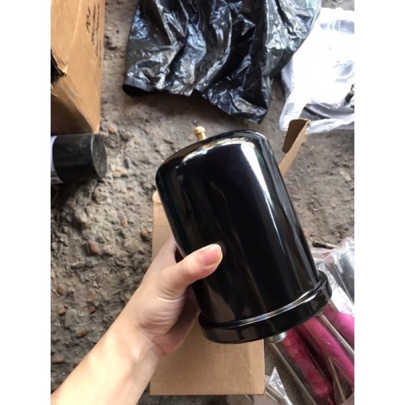 Bầu bơm tăng áp - bình tăng áp  lắp cho bơm Hanil , panasonic , sena , selton các loại bơm ren 21mm thông dụng
