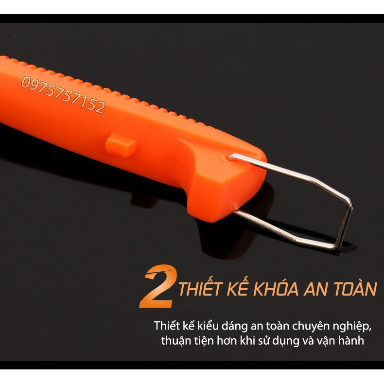Kéo tỉa dăm, tỉa lá, chi dăm mũi dài thép trắng SAGAWA 240mm