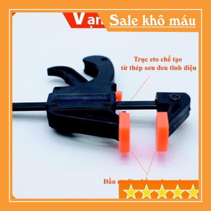 HÓT  - CẢO KẸP BÀN, KẸP GỖ NHANH 6, 8, 10, 12 INCH  LỰC KẸP 70KG P093