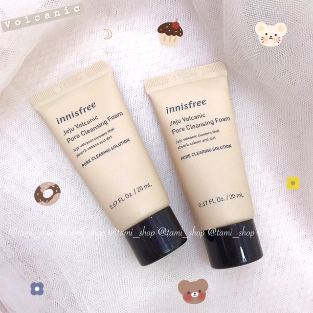 BỘ SẢN PHẨM CHĂM SÓC DA VÀ SE KHÍT LỖ CHÂN LÔNG INNISFREE PORE CARE SET WITH VOLCANIC CLUSTERS