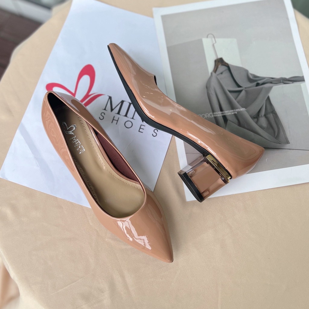 Min's Shoes - Giày Gót Vuông V201