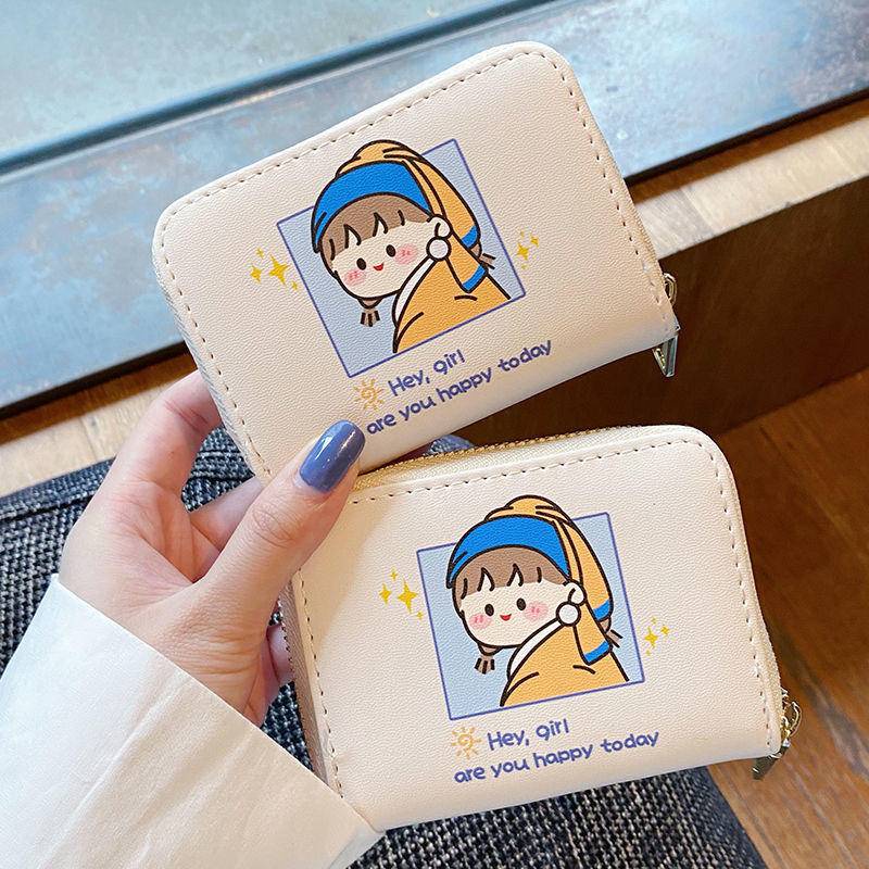Ví nữ mini ví nữ cầm tay ví nữ cao cấp ví nữ đẹp ví nữ thời trang ví nữ đựng tiền Ví Đựng Thẻ Nhiều Ngăn Sức Chứa Lớn Chống Trộm Phong Cách Hàn Quốc