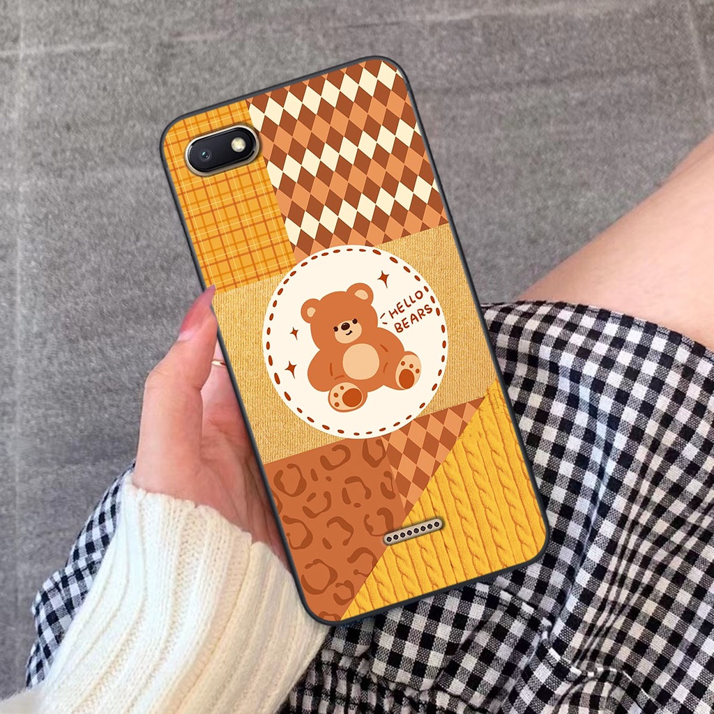 Ốp lưng Xiaomi REDMI 6A happy day, gấu bear dễ thương - BỀN - ĐẸP -BAO GIÁ TOÀN THỊ TRƯỜNG